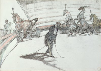 Im Zirkus: Pferde in Freiheit, 1899 von Henri de Toulouse Lautrec